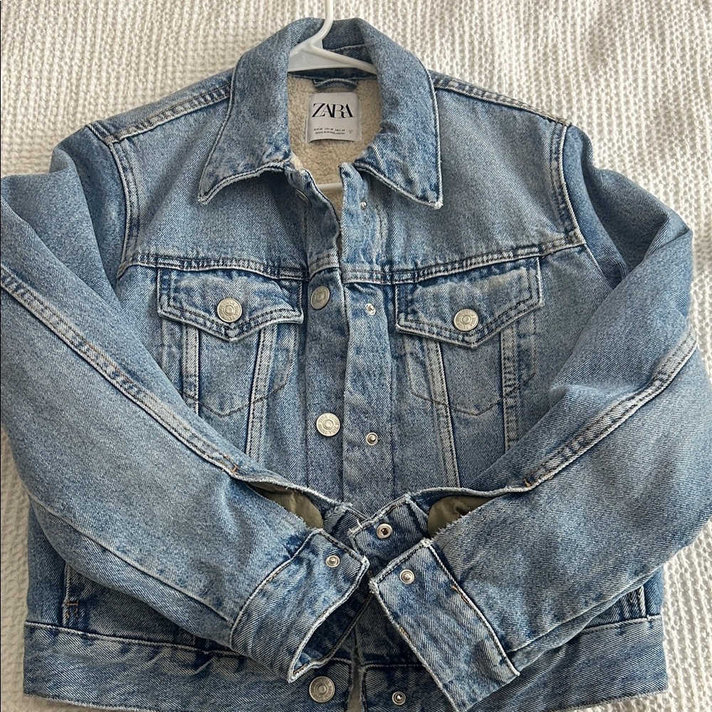 Zara Classic Blue Denim Jacket